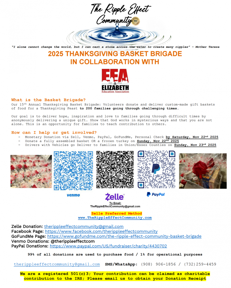2025 Thanksgiving Basket Brigade flyer